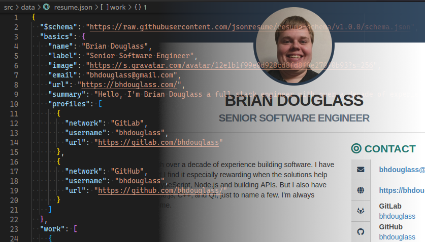 How to Build a Developer JSON Resume 2023